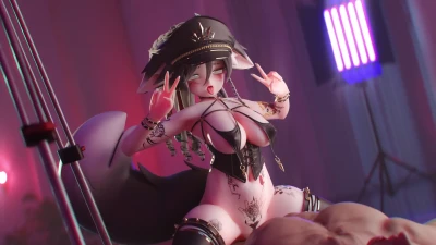 aznyan07 - Queen Aznyan Sex tape♡(1 Short animation＋2 alt ver)