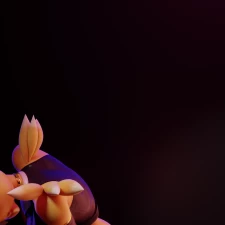 aznyan07 - Renamon from  Your Digimon Girl(Test Renders)