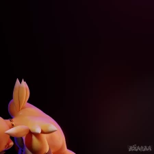 aznyan07 - Renamon from  Your Digimon Girl(Test Renders) part 2
