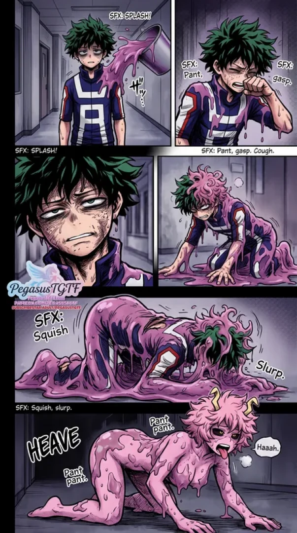 PegasusTGTF - MHA: Deku into Mina TG (Requested from Event)