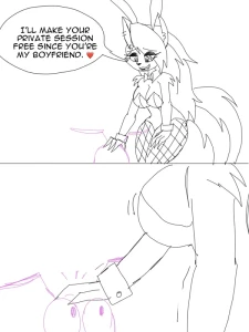 Shrekzilla, GiftedFire, & SniperSnake204 - (WIP) Courage x Loona: Bunnysuit Loona