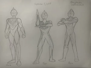 Shrekzilla, GiftedFire, & SniperSnake204 - Bunnysuit Sallie Mae, Carmilla Carmine, Emily and TDG Trio Sketch