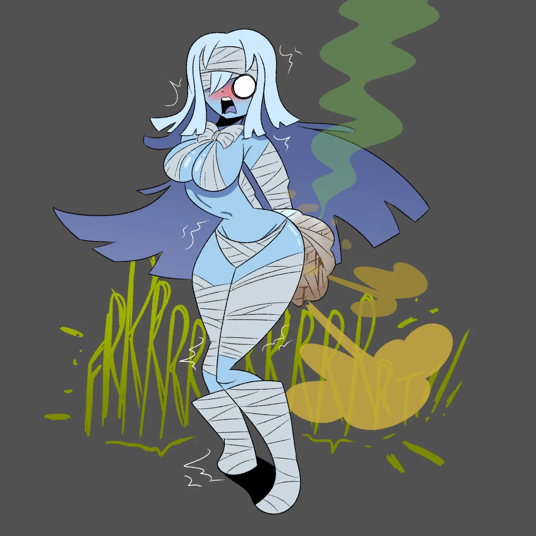 bizparadise - [DRAWING REQUEST] Grisa Zombie Woman Messing — page 1