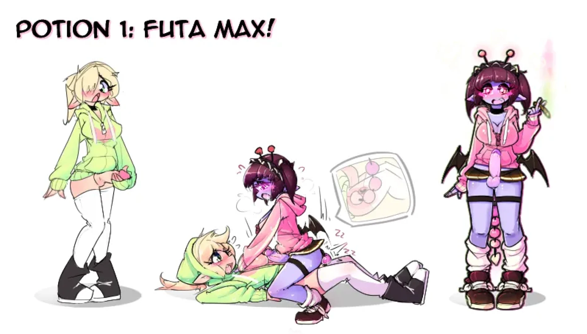 tHoodie - August update 3: MtE: Potion 1: Futa Max