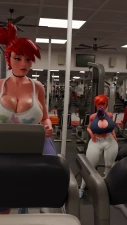 MrMeatlovers - Frankie and Gwen in the Gym - Final animation