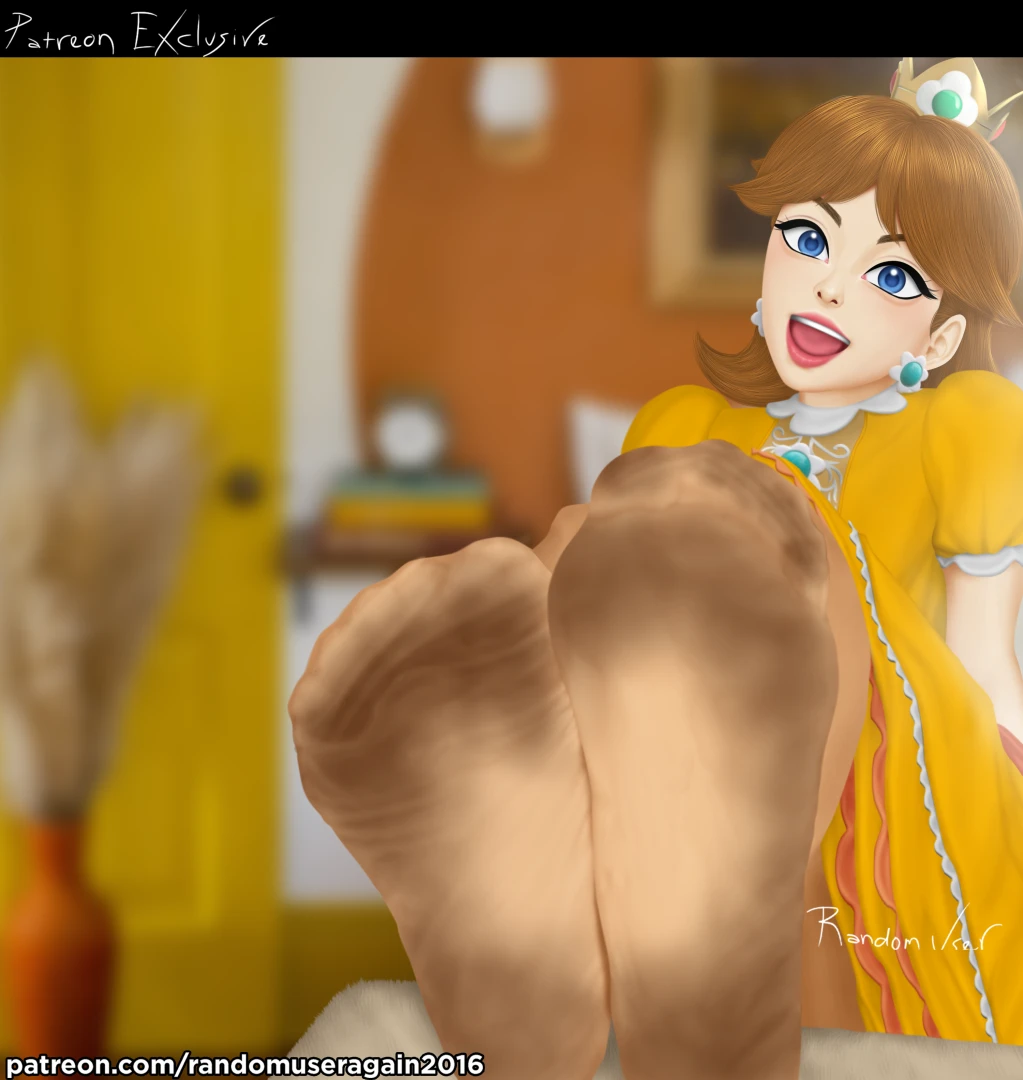 randomuseragain2016 - Princess Daisy feet and tickles
