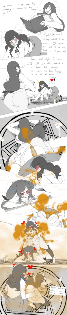 Lazei - Abella and Marina's Stinky Ritual Commission — page 1
