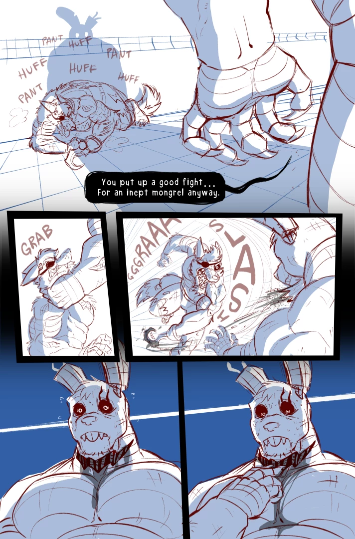 KiddieJay - (TW/robot gore) "Playing Rough" page 1/6
