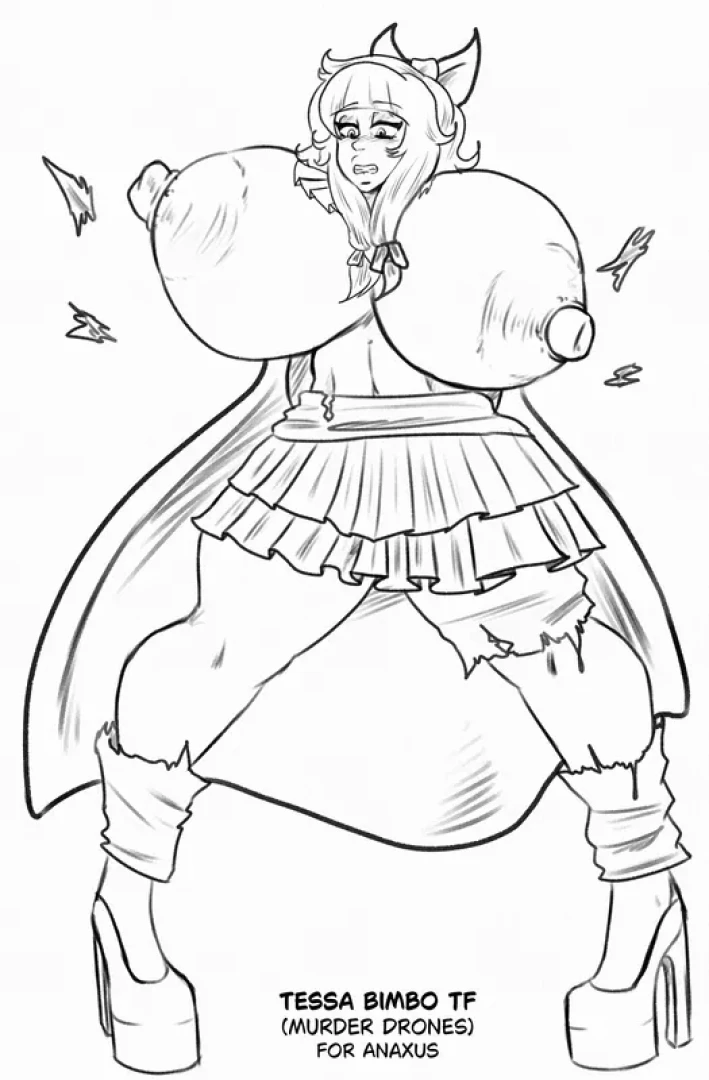 Schinkn - [WIP] (MFPW) Rimuru Hyperbimbo TG TF I Flats + Sketch Tier Sketches of August 2026 - Sketches 1+2 I Cleanup
