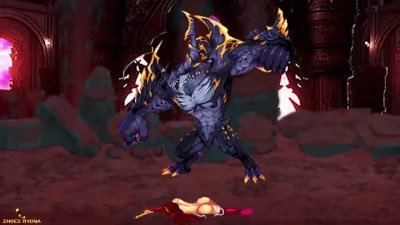 Shoes Ryona - Kai Pummeled By Reborn Beast [Requested Tier 2]