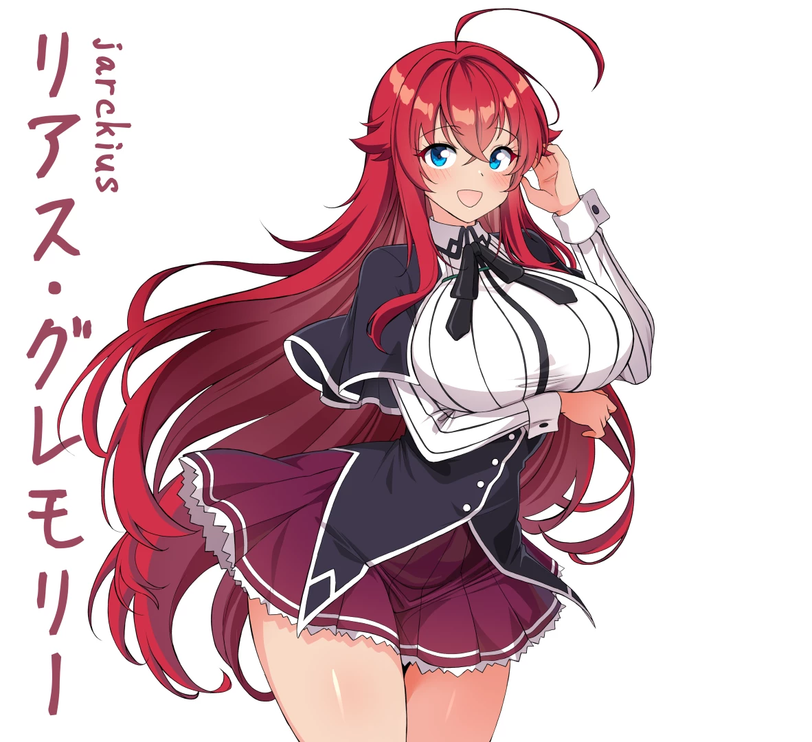 Jarckius Art - Rias Gremory + Pantyshot version