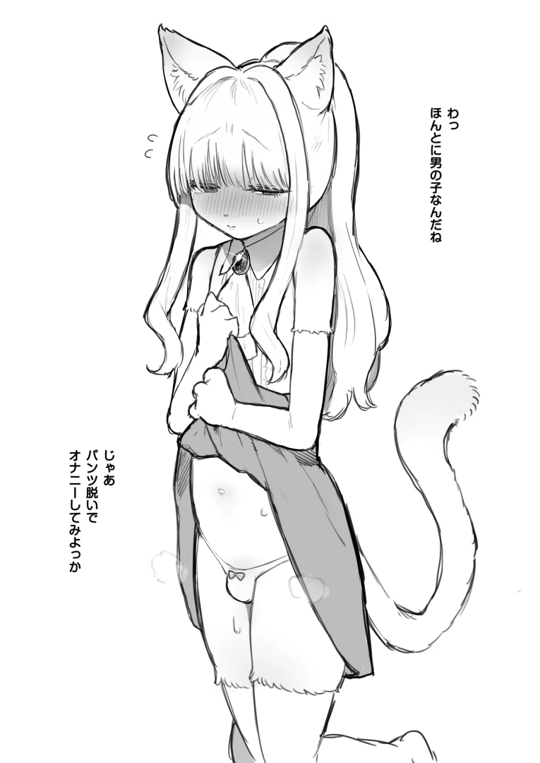 すてふゔぁにあん - 【漫画もどき】素人男の娘のAV撮影（9P）