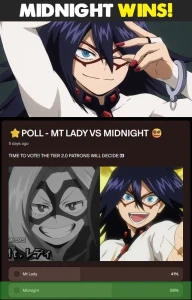 Daimus Raw - POLL Result: MIDNIGHT!