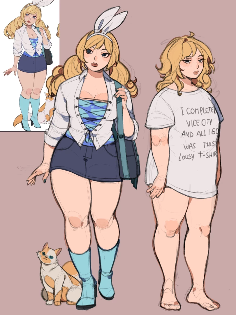 Kamii Naito - Fionna redraw