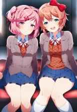 Corudozera - [110pics] Natsuki x Sayori (ナツキxサヨリ) / Doki Doki Literature Club! (ドキドキ文芸部！)