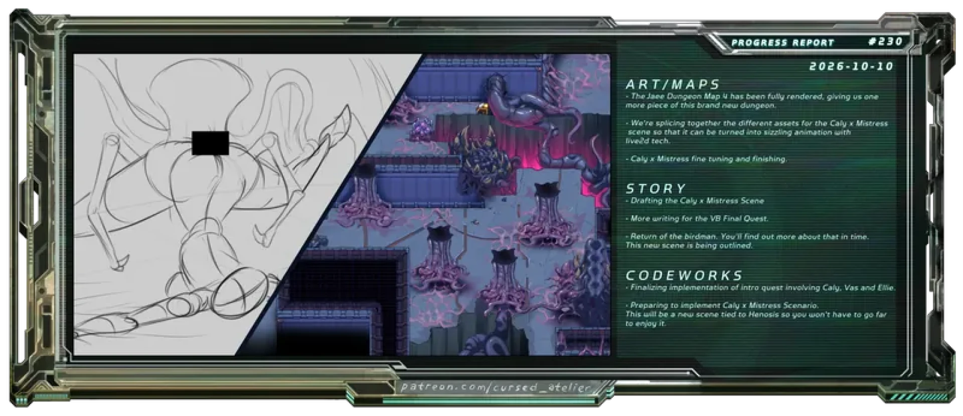 Cursed_Atelier - Progress Report #230 - October 2026