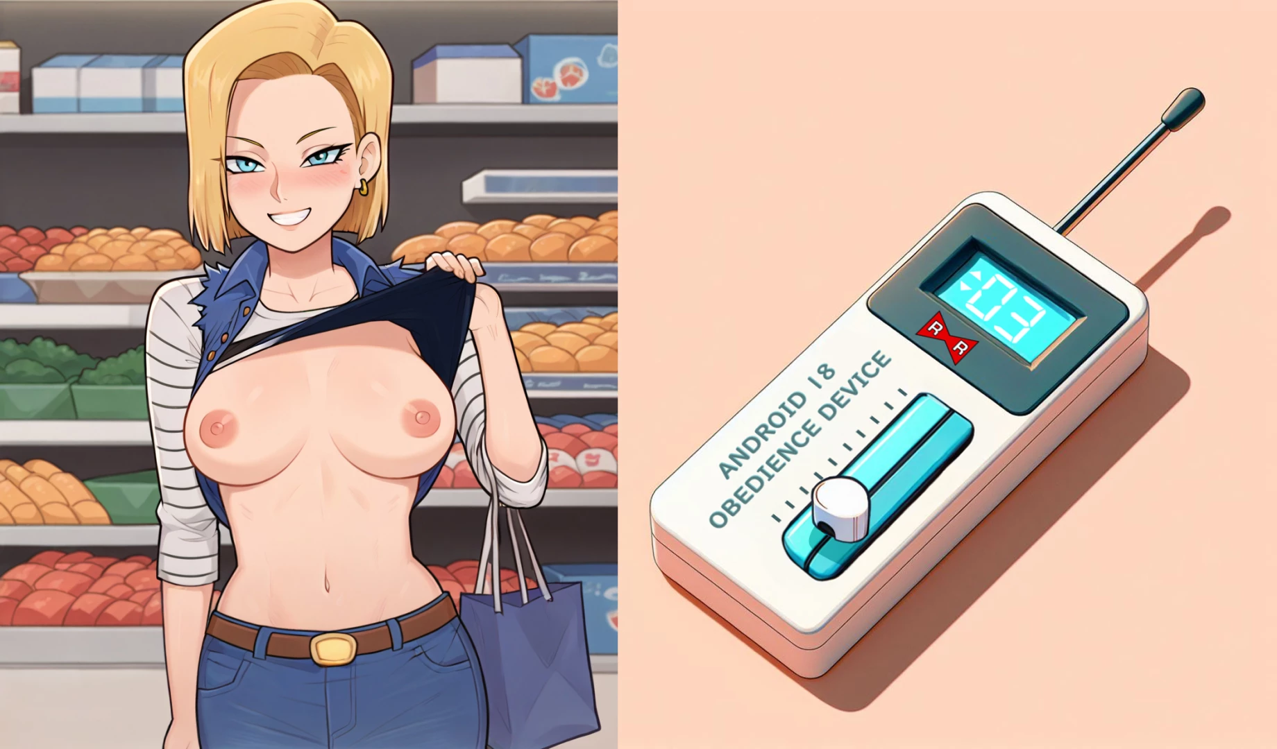 Stickyspoodge - Android 18 won the poll! 