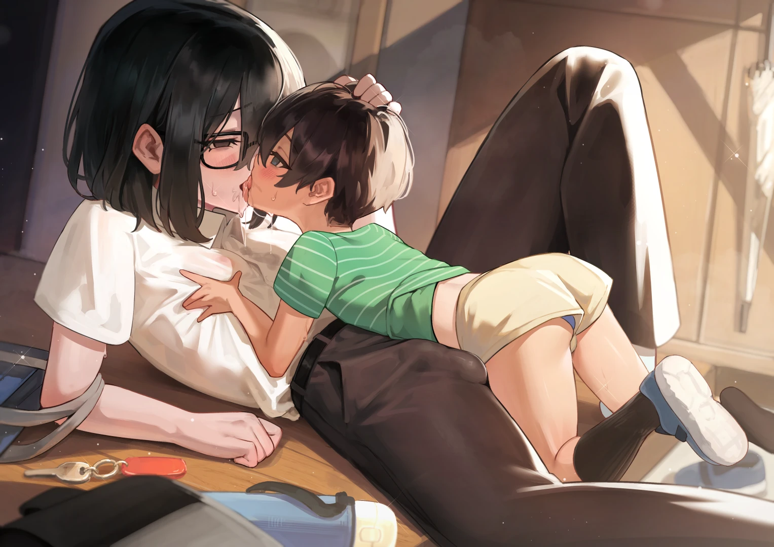 hakusyokuto - おにショ夕差分＋限定公開イラスト