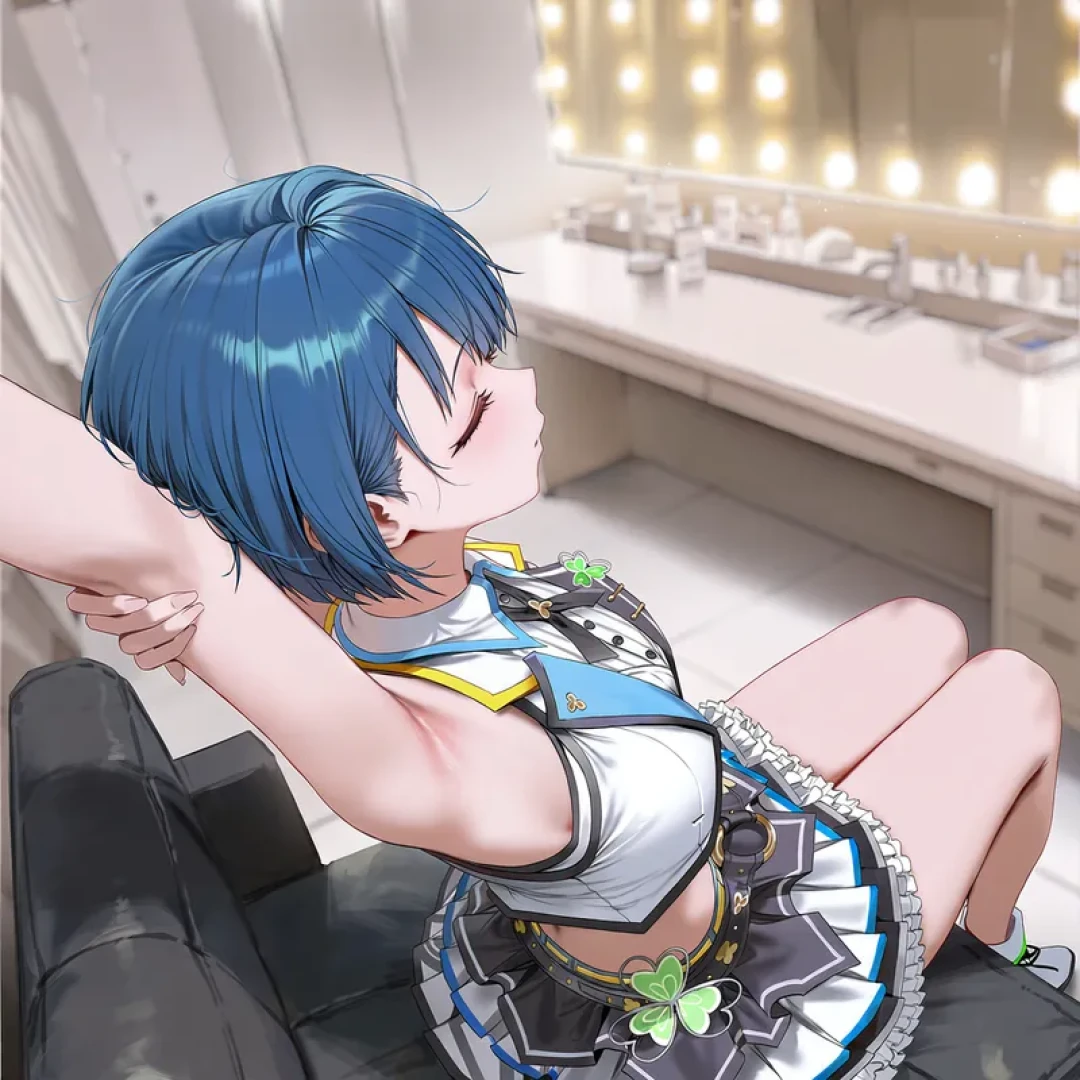 hyun_works - 桐谷遥 本番前楽屋えっち / Haruka (114p)