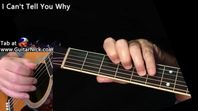 GuitarNick - "I Can't Tell You Why" (Eagles) - Easy Version | Printable PDF Tab/Sheet