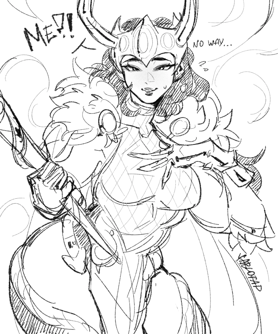 yablofap - Lady Loki sketch