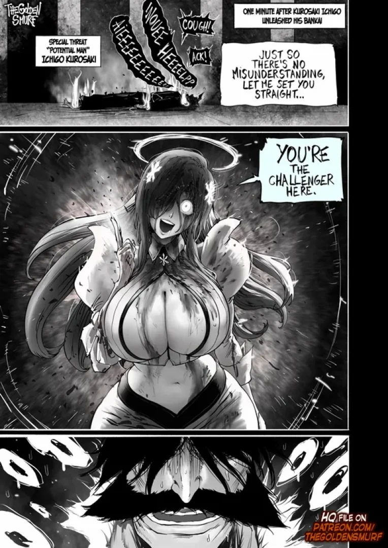 thegoldensmurf - Orihime vs Yhwach (Bleach) - LQ jpg