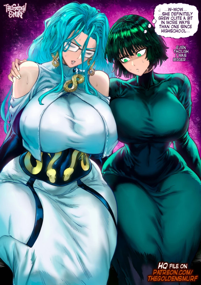 thegoldensmurf - Fubuki & Psykos (One-Punch Man) - LQ jpg