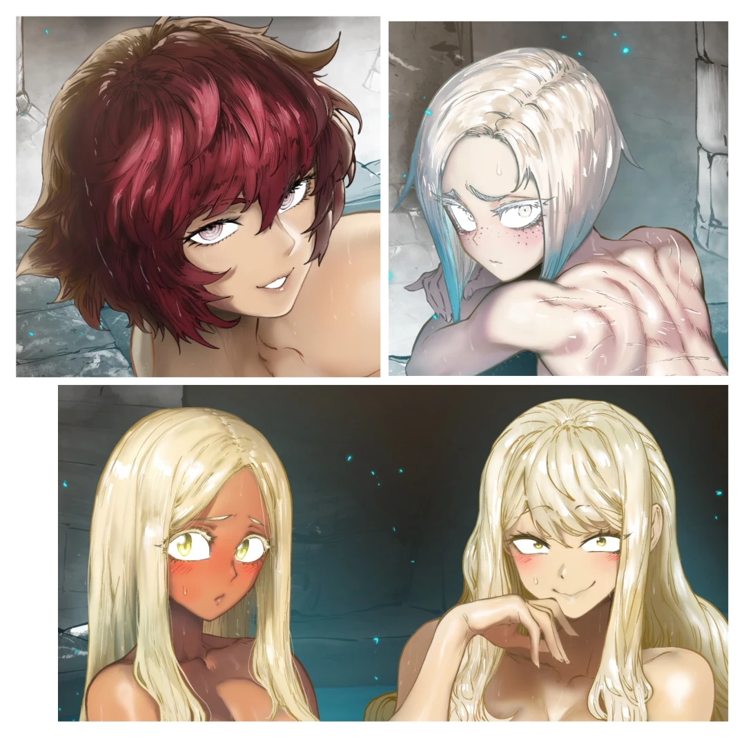 thegoldensmurf - [NSFW] Nude Cornelia, Molly, Thalassa & Natalia (Ramia-Yana) - HQ png
