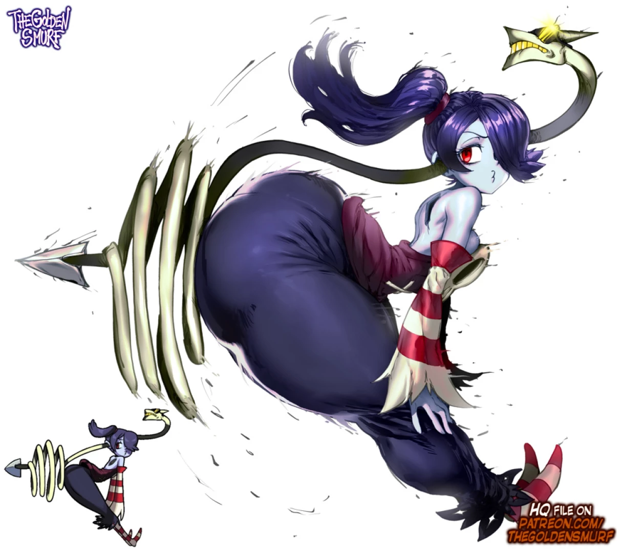 thegoldensmurf - Squigly’s hip attack (Skullgirls) - LQ jpg