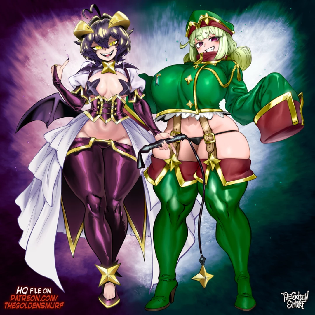 thegoldensmurf - Magia Baiser & Leopard (Gushing over Magical girls) - LQ jpg — page 1