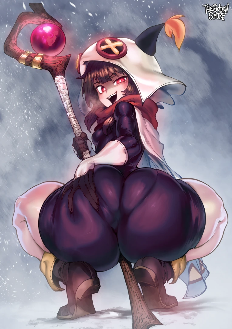thegoldensmurf - Winter Megumin (Konosuba) - HQ png — page 1