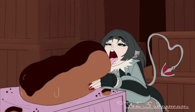 TheFudgeman - Jane Doe's big snack