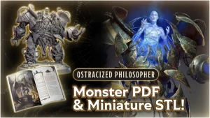 Archvillain Chronicles: A DnD 5e Journey - FREE STL + Stolen Fire Dice | Enter the 1000+ Page Olympus 5E Epic!