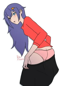 DibuDrawing - Alice Adjusting Skirt - OC