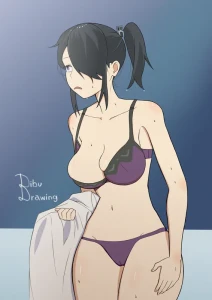 DibuDrawing - Hiratsuka Sensei Wet Clothes