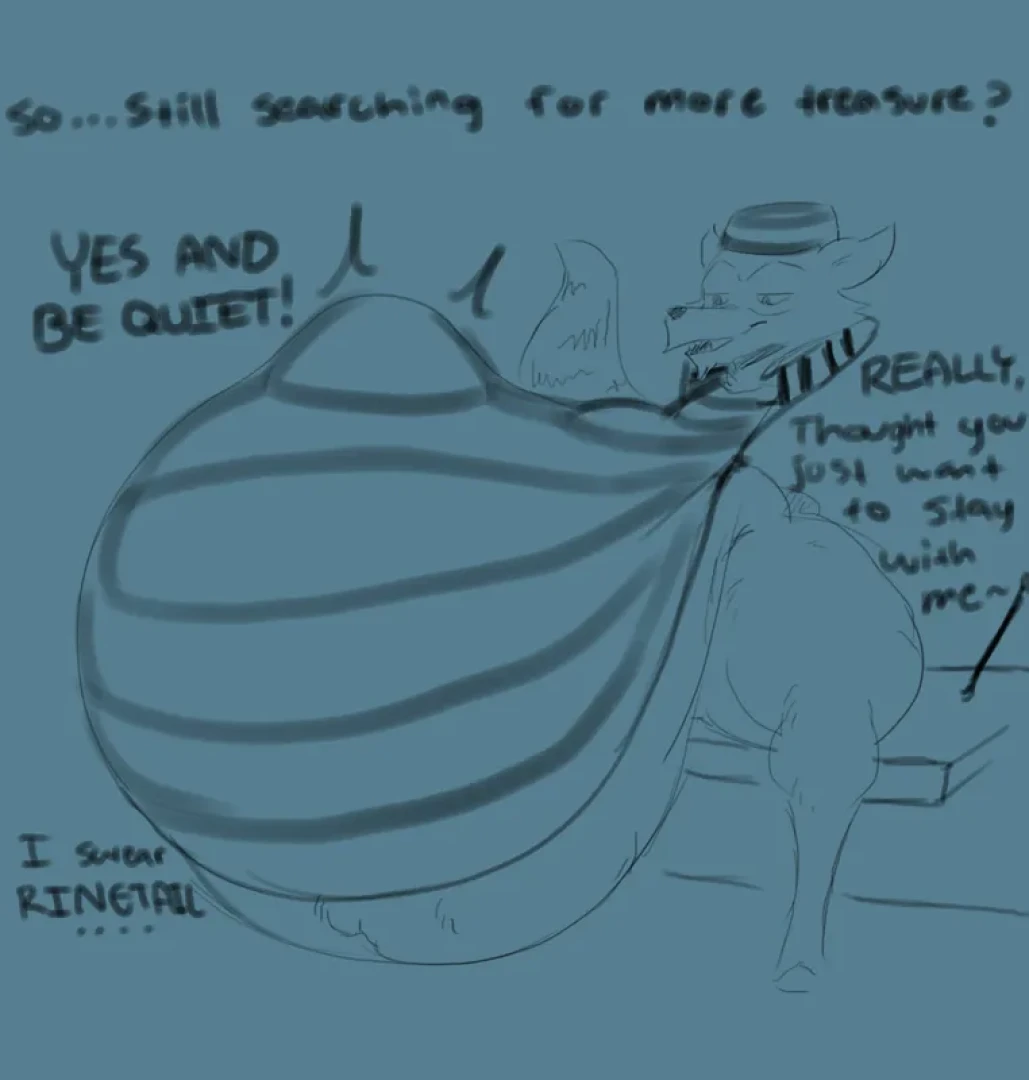 afraart - Cooper and Carmelita in Prison Sketch