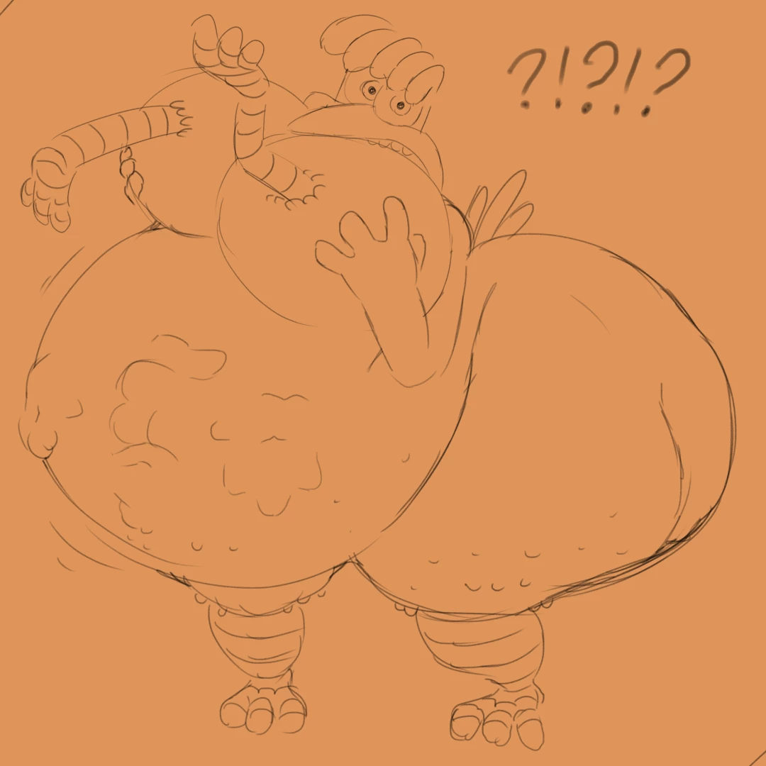 afraart -  Babs the Chicken Sketch