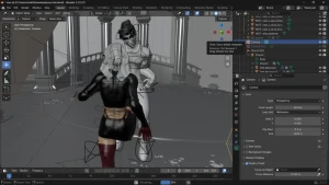 shlok (3D) - WIP #2- Nun Ballbusting Image Series (COMMISSION WORK)