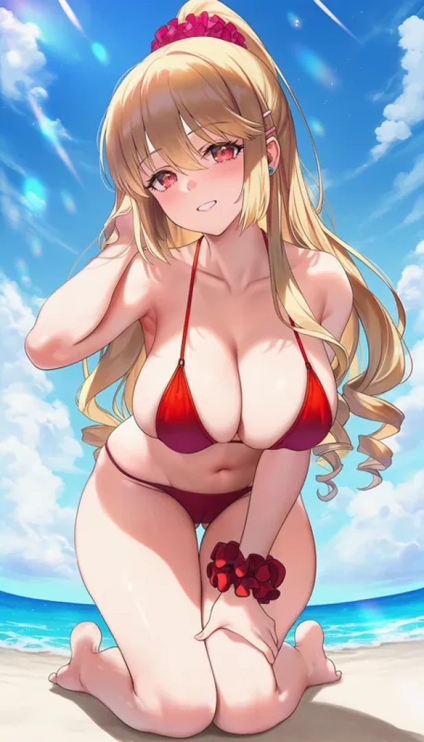 voidbunnyart - Beach Paizuri & Sex with Asagi [30P]