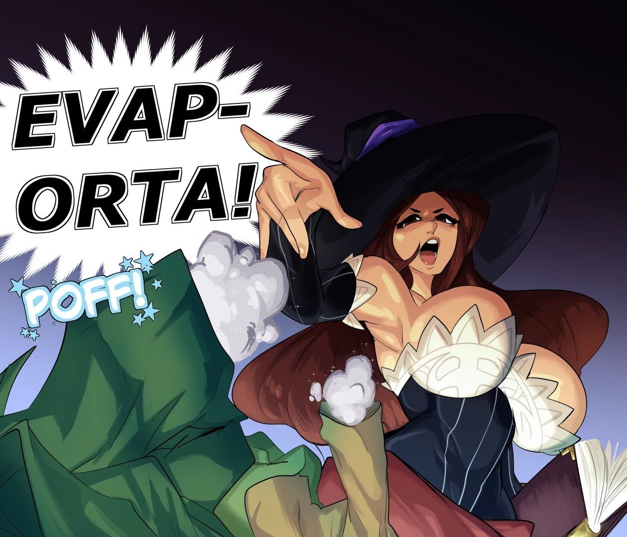 Slugman Octavio - A Sore Sorceress is Something you Should Simply not Seek ($25.00 sketch)
