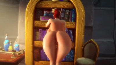 noname55 - Big Blood Elf Avalina From Behind part 2