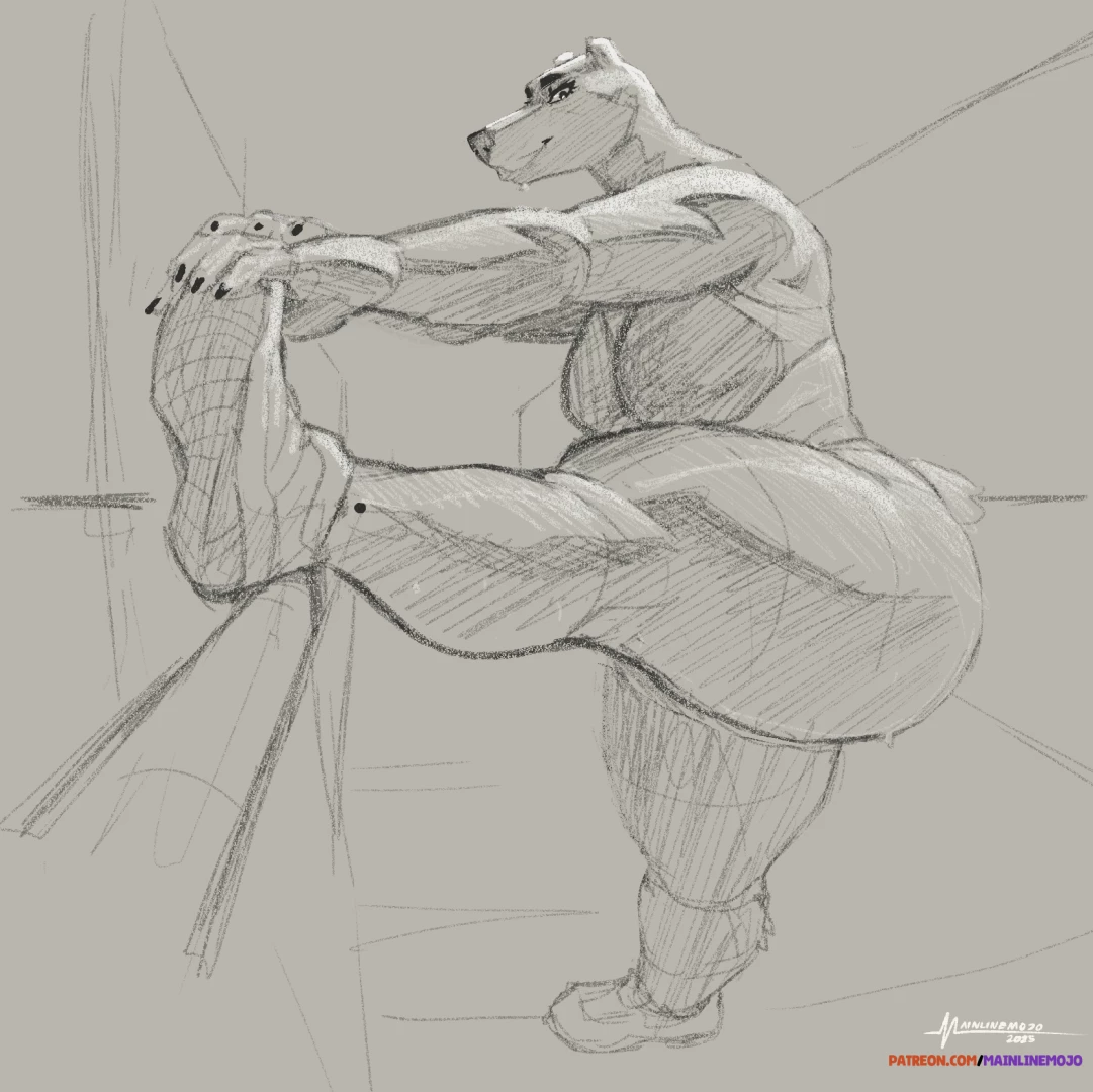 mainlinemojo - Remember to Stretch and Sketch!