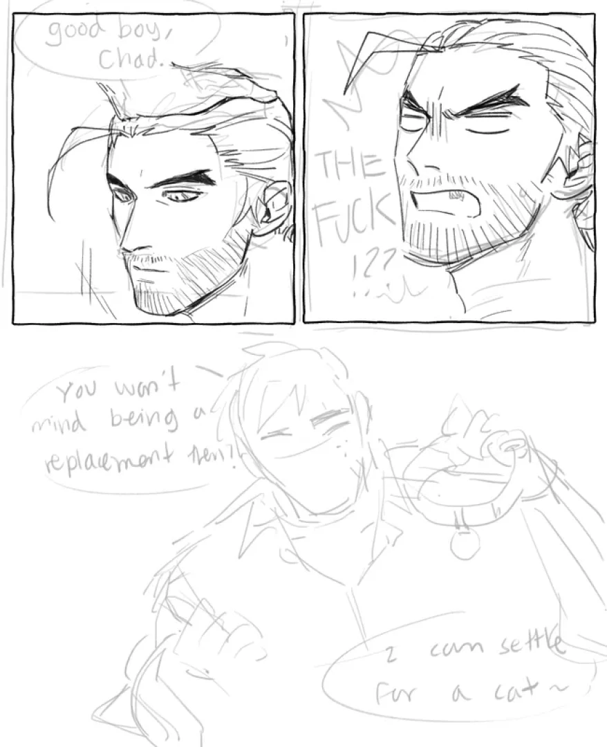 3artho - [Flambert] catbae comic wip 
