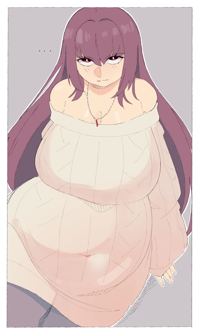 duharu - She wants you to take care of her food baby.