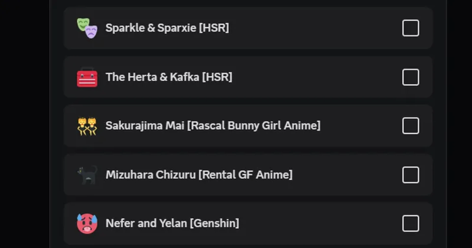 Anoni Stories - AUGUST Exclusive poll in Discord