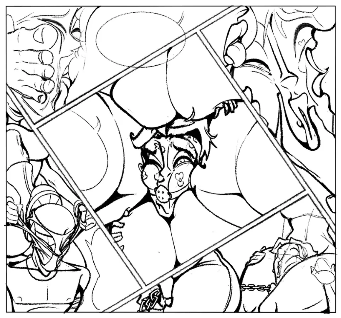 ourcouncil - 1-800-DOMINATE Part 14 1/2 Rough Sketch  — page 1