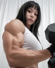 KaydemEdits - [EXTRA] NMIXX Kyujin - Heavy bicep curls (4)
