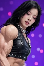 KaydemEdits - [EXTRA] BABYMONSTER Asa - Heavy bicep curls (4)