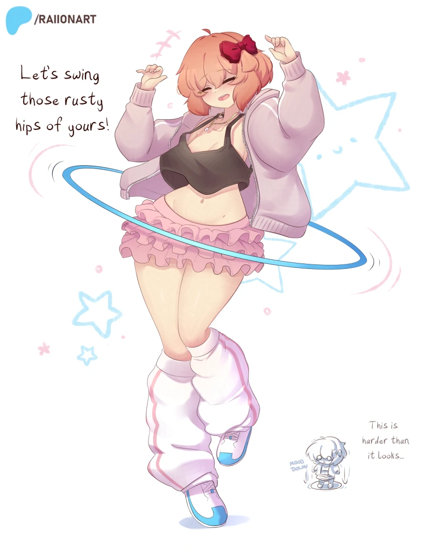 raiionart - Hula hoop Sayori 