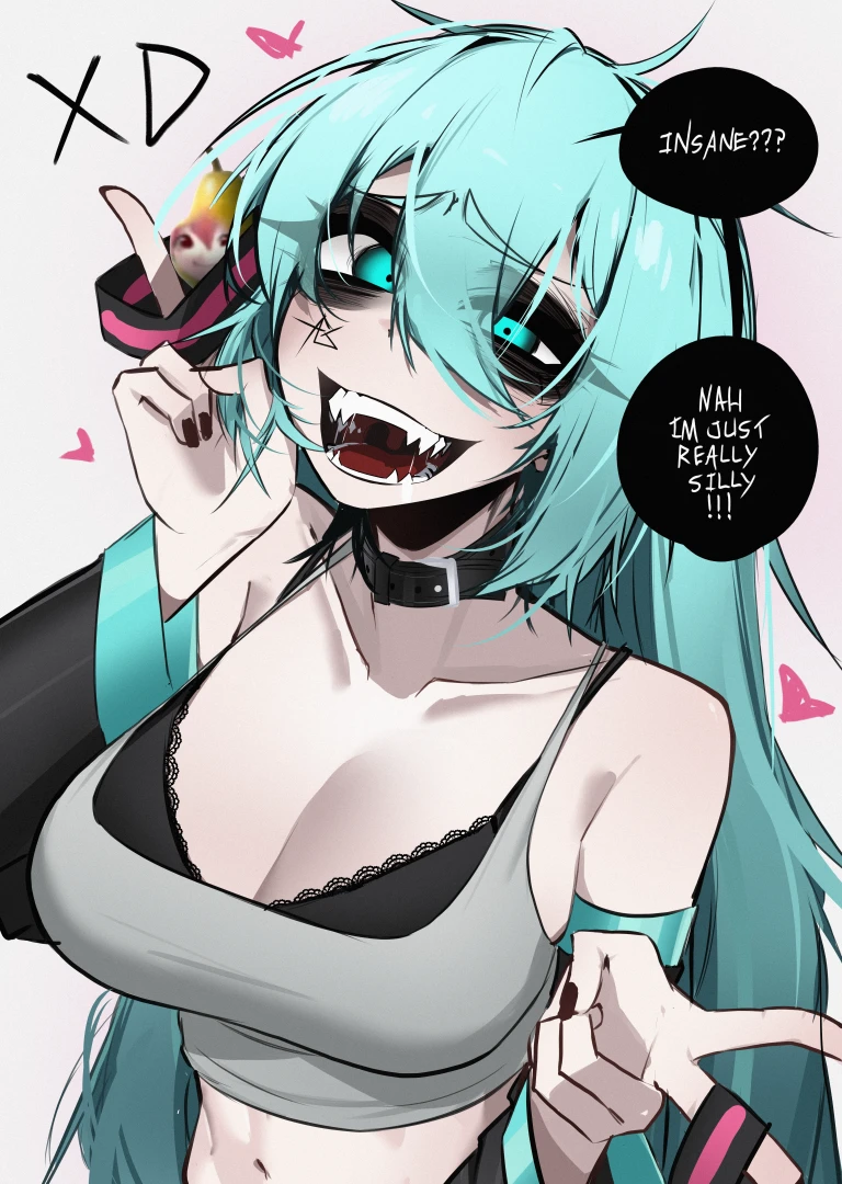 AceGlitch - Miku do be dabbling in the silliness 